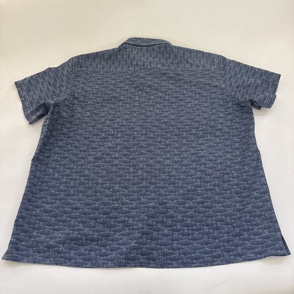 Orvis Active Fit Button Down Shirt Collared Short Sleeve Mens All Over Print XXL - Picture 5 of 10